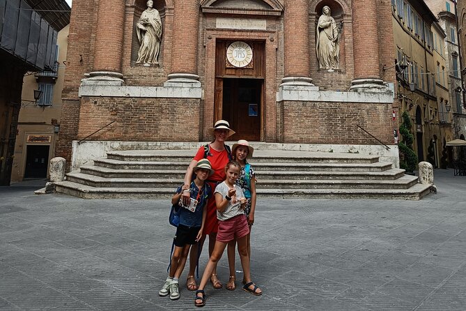 Siena Medieval Power Quest: Self-Guided Family Feud Game - Fonte Gaia and the details underfoot