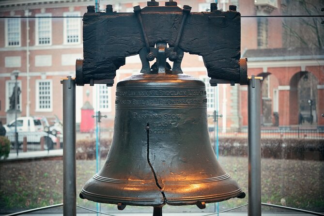 Solve the Case: Self-Guided Mystery Puzzle Walk in Philadelphia - Constitution Center and Liberty Bell connect ideals with icons