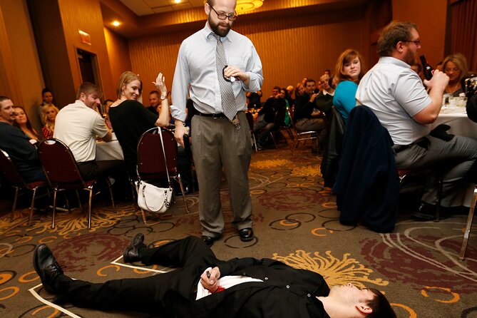 The Dinner Detective True Crime Murder Mystery Show - Tulsa, OK - Dinner is part of the ticket, but food is not the main reason to go