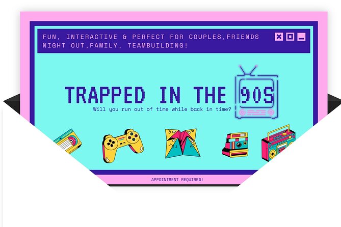 Trapped from the Future - Tampa 80s & 90s Escape Rooms - Choosing between the 1980s and 1990s rooms