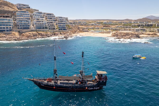 Treasure Hunt Snorkeling Lunch Cruise from Cabo San Lucas - A Pirate Ship Instead of a Plain Bay Cruise