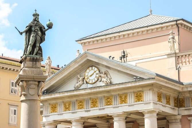 Trieste Exploration Game and City Tour on your Phone - Teatro Lirico Giuseppe Verdi and Piazza della Borsa