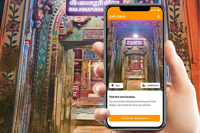 Varanasi Scavenger Hunt and Sights Self-Guided Tour - Dashashwamedh Ghat and the riverfront