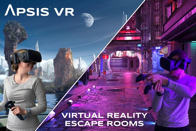 Virtual Reality Escape Room or Arcade Games at Apsis VR - A virtual escape room with a real teamwork test